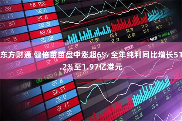 东方财通 健倍苗苗盘中涨超6% 全年纯利同比增长51.2%至1.97亿港元