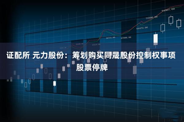 证配所 元力股份：筹划购买同晟股份控制权事项 股票停牌